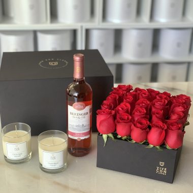 Roses, Candles & Rosé ♥️