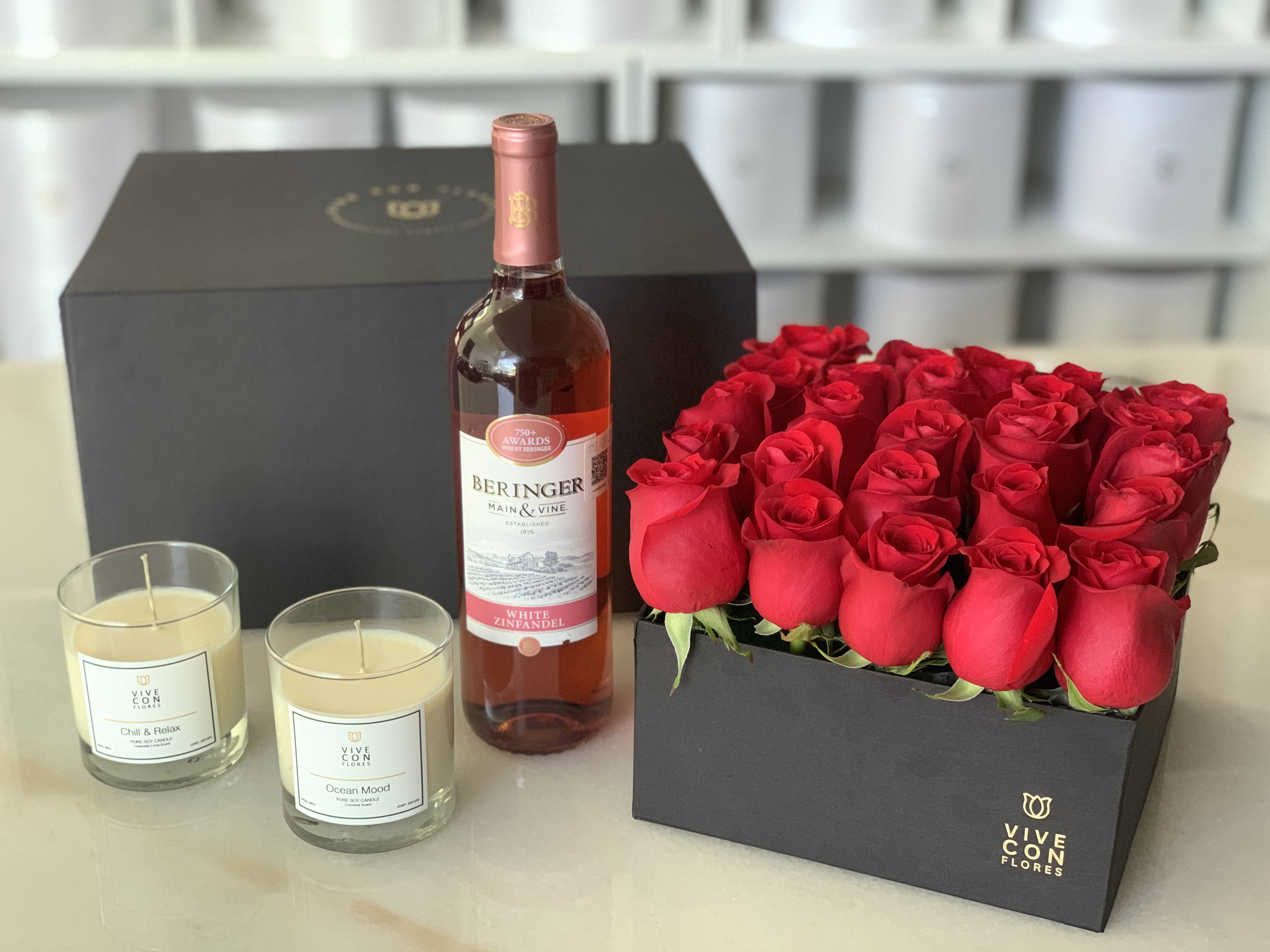 Roses, Candles & Rosé ♥️