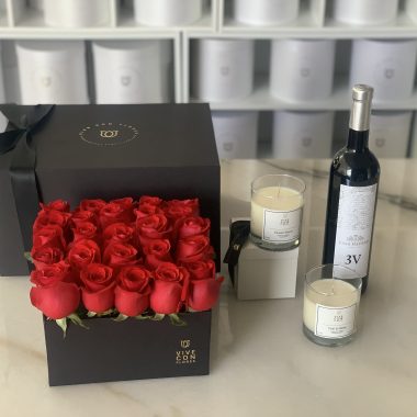 Roses, Candles & Red Wine ♥️ ????